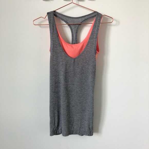 Athleta Tops - Athleta • soft tank over hot pink bra